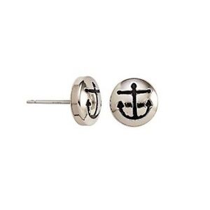 Alex and Ani Anchor Stud Earrings